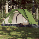2-personers campingtelt kuppel quick-release grøn