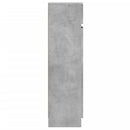 skoreol 100,5x28x100 cm konstrueret træ betongrå