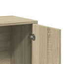 skænk 60x31x70 cm konstrueret træ sonoma-eg