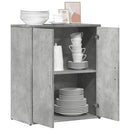 skænk 60x31x70 cm konstrueret træ betongrå