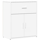 skænk 60x31x70 cm konstrueret træ hvid