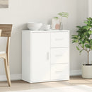 skænk 60x31x70 cm konstrueret træ hvid