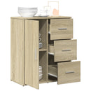 skænk 60x31x70 cm konstrueret træ sonoma-eg