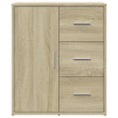 skænk 60x31x70 cm konstrueret træ sonoma-eg