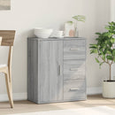 skænk 60x31x70 cm konstrueret træ grå sonoma-eg