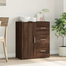 skænk 60x31x70 cm konstrueret træ brun egetræsfarve