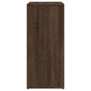 skænk 60x31x70 cm konstrueret træ brun egetræsfarve