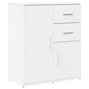 skænk 60x31x70 cm konstrueret træ hvid