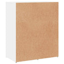 skænk 60x31x70 cm konstrueret træ hvid