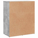 skænk 60x31x70 cm konstrueret træ betongrå