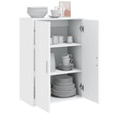 skab 60x31x84 cm konstrueret træ hvid