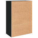 skænk 60x31x84 cm konstrueret træ sort