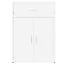 skænk 60x30x84 cm konstrueret træ hvid