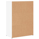 skænk 60x30x84 cm konstrueret træ hvid