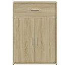 skænk 60x30x84 cm konstrueret træ sonoma-eg