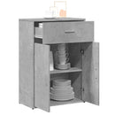 skænk 60x30x84 cm konstrueret træ betongrå