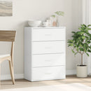 skab 60x31x84 cm konstrueret træ hvid