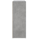 skænk 60x31x84 cm konstrueret træ betongrå