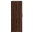 skænk 60x31x84 cm konstrueret træ brun egetræsfarve