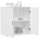 skab 79x38x80 cm konstrueret træ hvid