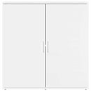 skab 79x38x80 cm konstrueret træ hvid