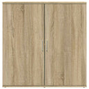 skænk 79x38x80 cm konstrueret træ sonoma-eg