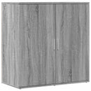skab 79x38x80 cm konstrueret træ grå sonoma-eg