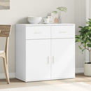 skab 79x38x80 cm konstrueret træ hvid