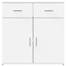 skab 79x38x80 cm konstrueret træ hvid