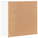 skab 79x38x80 cm konstrueret træ hvid