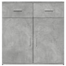 skænk 79x38x80 cm konstrueret træ betongrå
