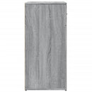 skab 79x38x80 cm konstrueret træ grå sonoma-eg