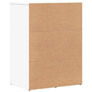 skab 59x39x80 cm konstrueret træ hvid