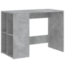 skrivebord 102x50x75 cm konstrueret træ betongrå