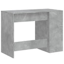 skrivebord 102x50x75 cm konstrueret træ betongrå