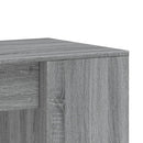 skrivebord 102x50x75 cm konstrueret træ grå sonoma-eg