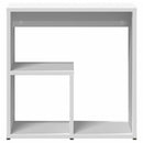 sidebord 50x30x50 cm konstrueret træ hvid