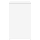 sidebord 50x30x50 cm konstrueret træ hvid