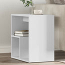 sidebord 50x30x50 cm konstrueret træ hvid