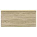 opbevaringsboks 100x42x46 cm konstrueret træ sonoma-eg
