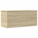 opbevaringsboks 100x42x46 cm konstrueret træ sonoma-eg