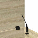 opbevaringsboks 100x42x46 cm konstrueret træ sonoma-eg