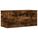 opbevaringsboks 100x42x46 cm konstrueret træ røget egetræsfarve