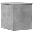 opbevaringsboks 30x35x35 cm konstrueret træ betongrå