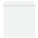 opbevaringsboks 60x35x35 cm konstrueret træ hvid