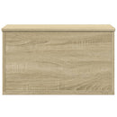 opbevaringsboks 60x35x35 cm konstrueret træ sonoma-eg