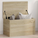 opbevaringsboks 60x35x35 cm konstrueret træ sonoma-eg