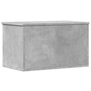 opbevaringsboks 60x35x35 cm konstrueret træ betongrå