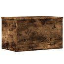 opbevaringsboks 60x35x35 cm konstrueret træ røget egetræsfarve