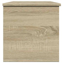 opbevaringsboks 102x35x35 cm konstrueret træ sonoma-eg